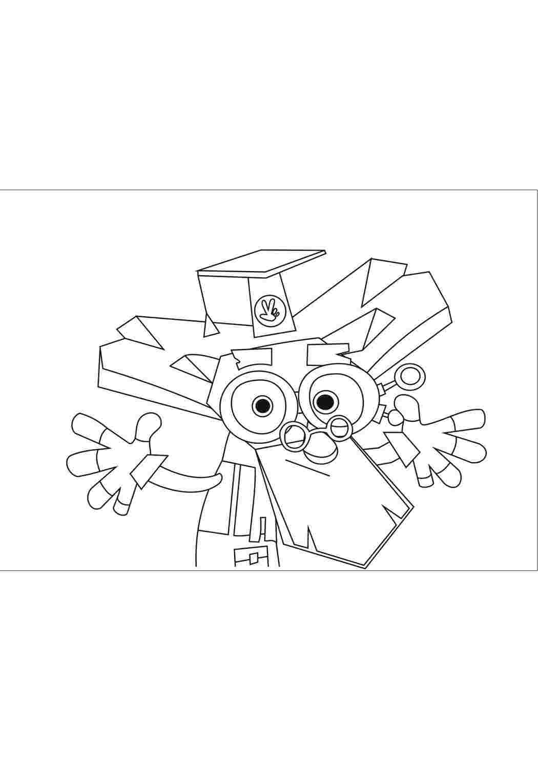 Фиксики Файер электрический раскраска