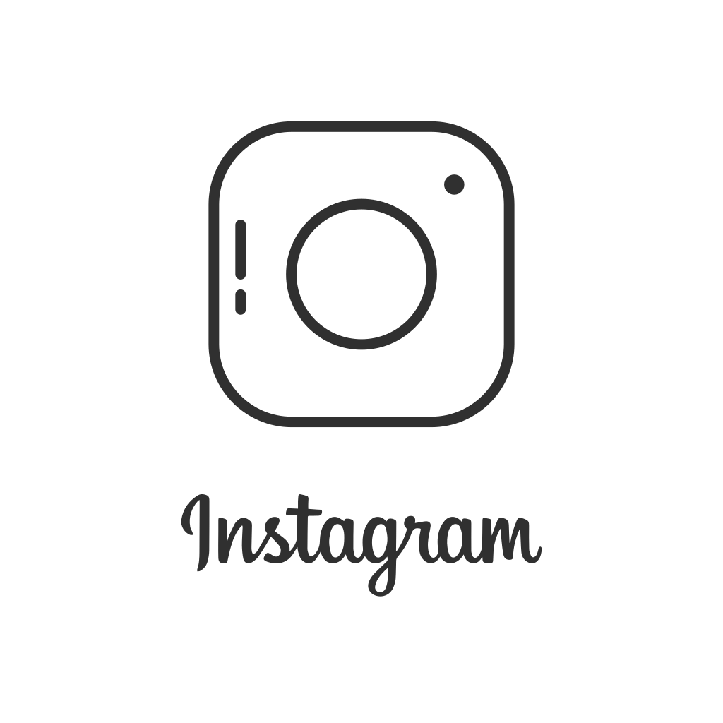 Значок инстаграма белый