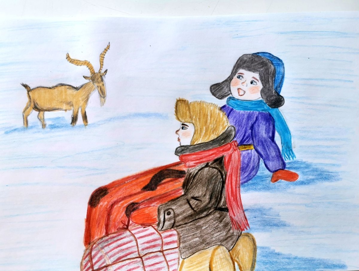 Иллюстрации к повести Гайдара Чук и Гек