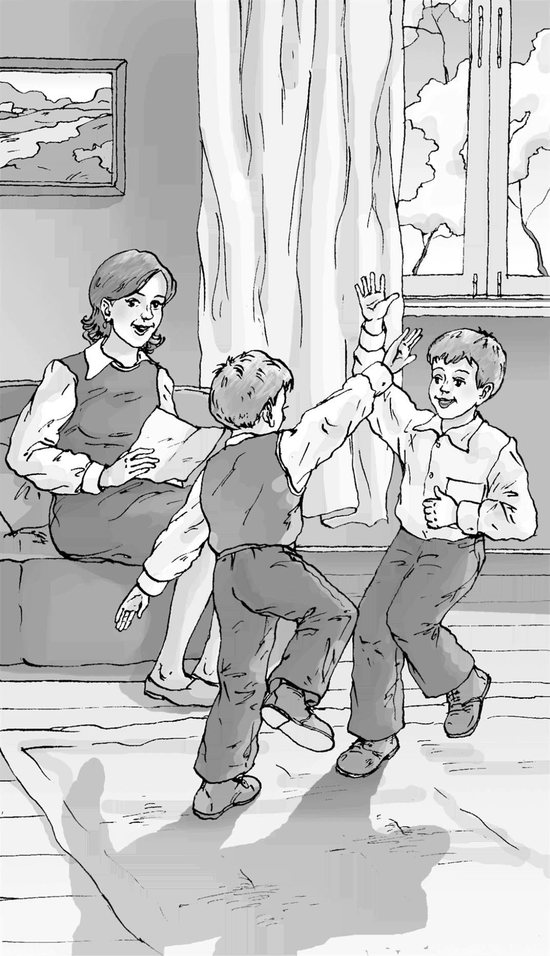 Гайдар Чук и Гек иллюстрации к произведению