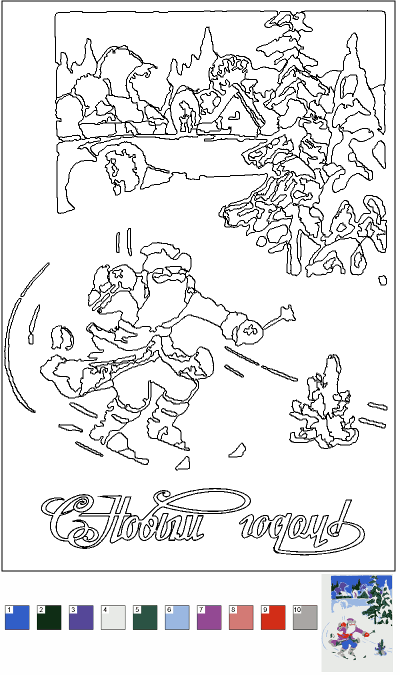 Рисунок Чук и Гек раскраска