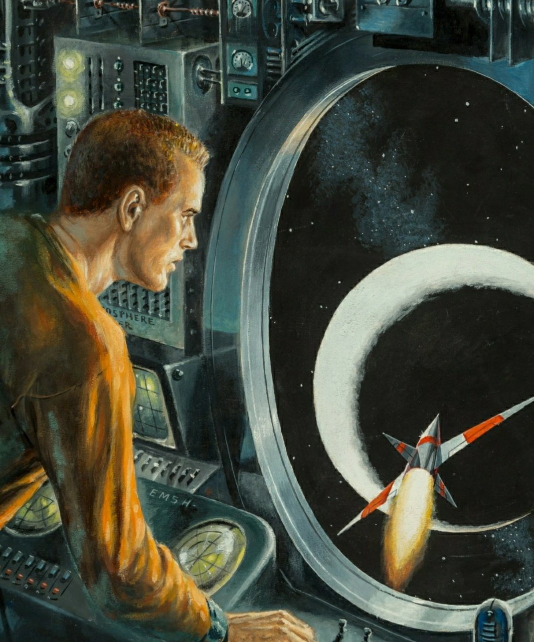 Художник Эд Эмшвиллер фантастические миры будущего