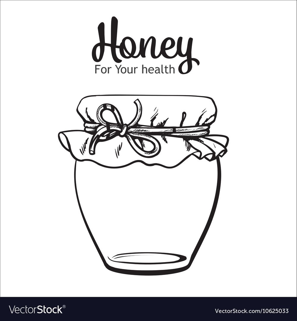 Банка варенья вектор