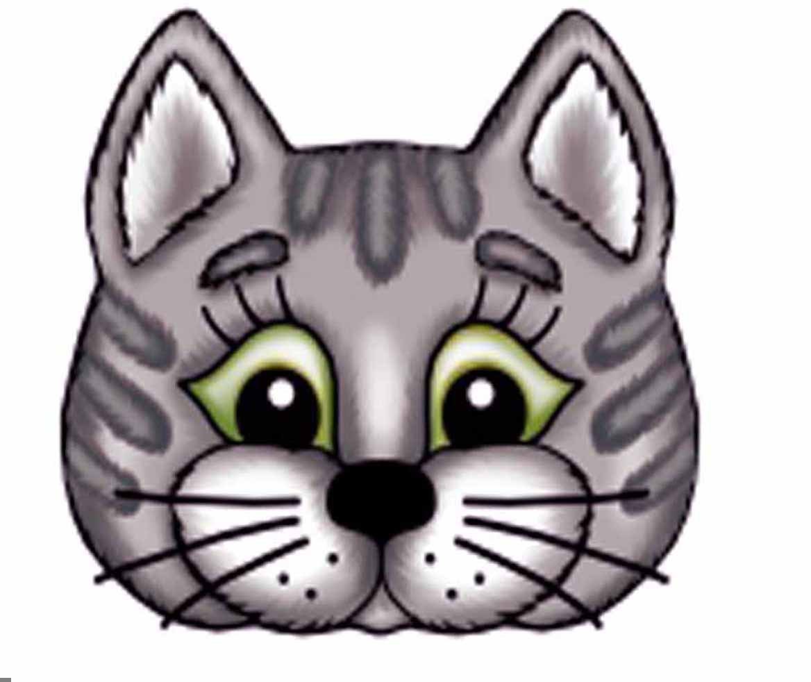 Серенькая кошечка для детей