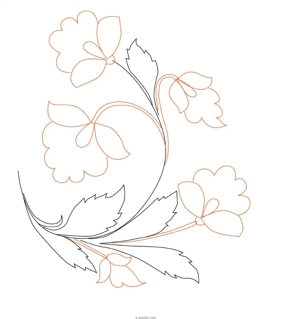 Роспись по дереву трафареты