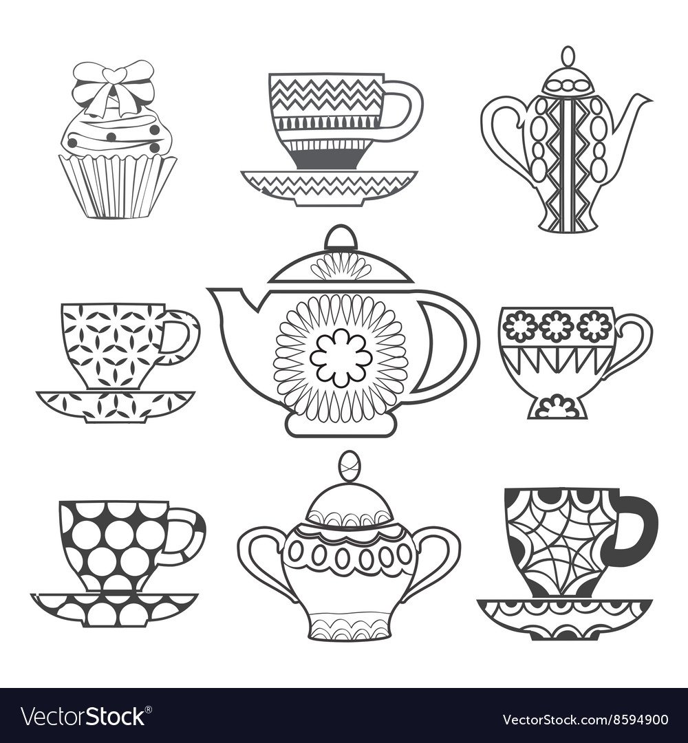 Раскраски для кафе еда