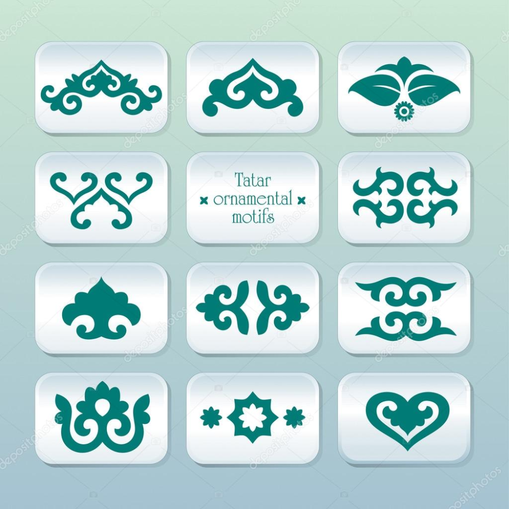 Татарские узоры и орнаменты