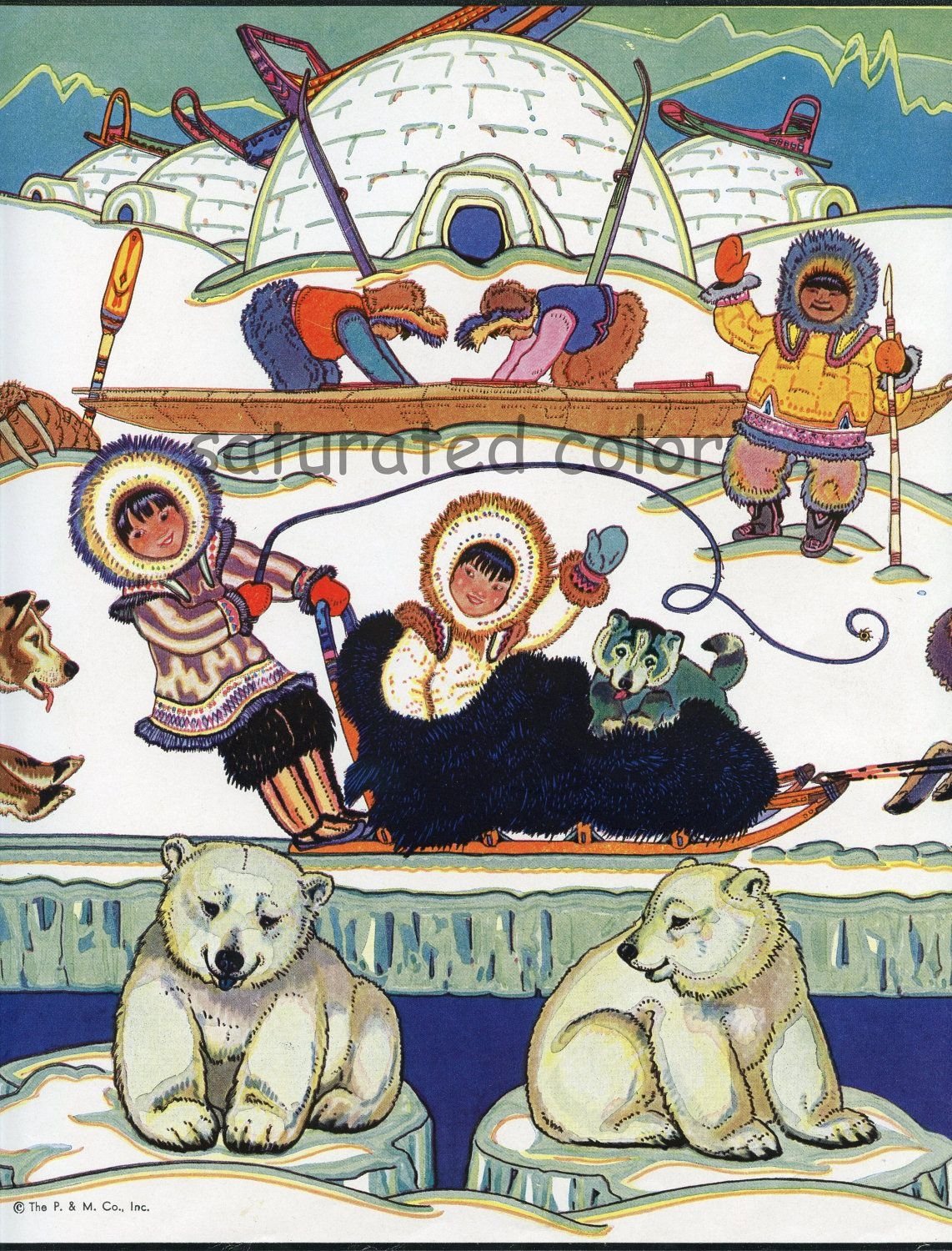Эскимосы иллюстрации