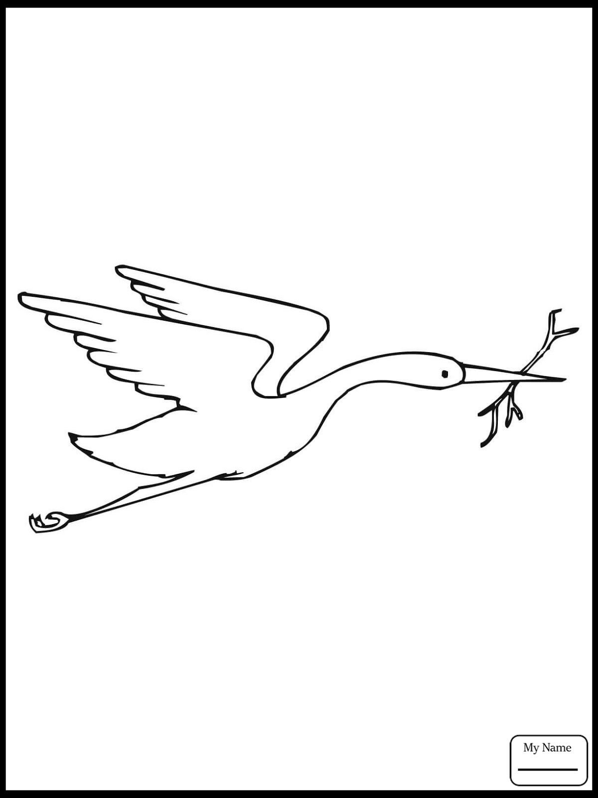 Журавли трафареты для вырезания