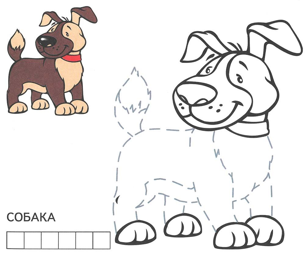 Рисование животных по точкам