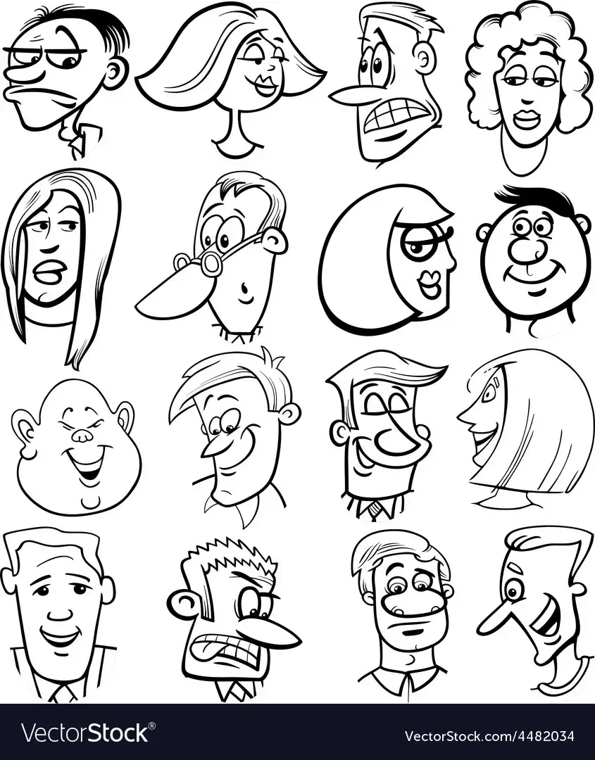 Человек с характером мультяшный