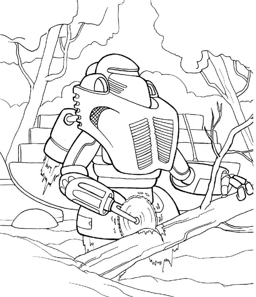 Раскраски солдаты будущего