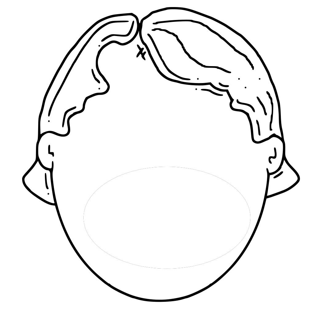 Макет лица для косметолога