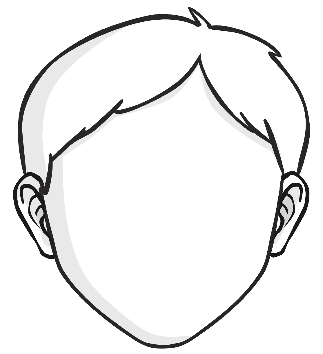 Макет головы для рисования