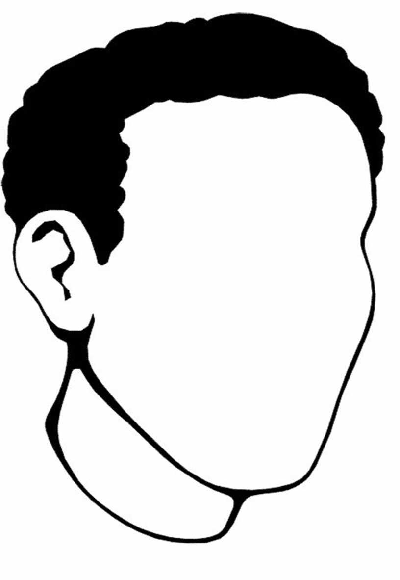 Шаблон для рисования портрета