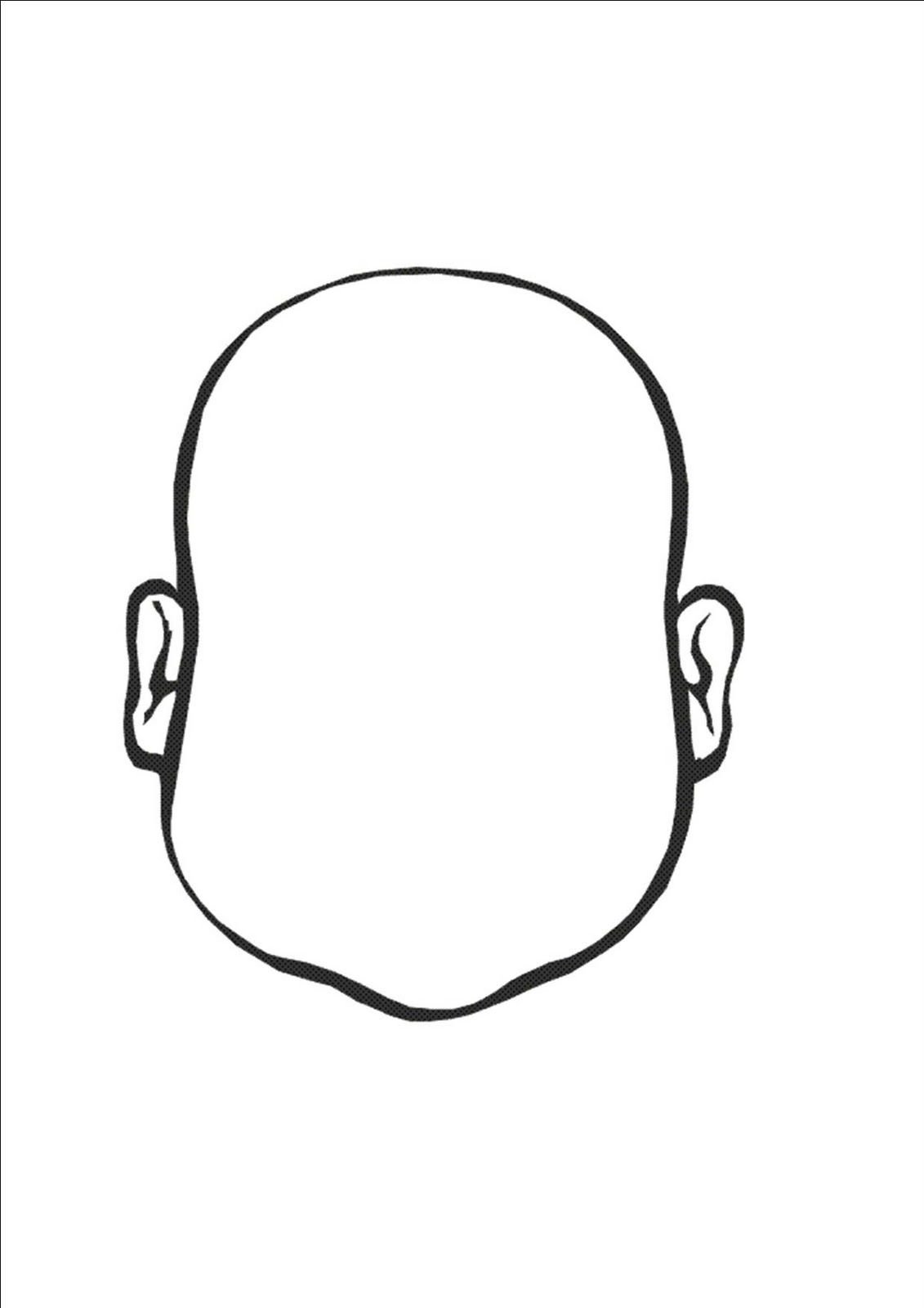 Овалы лица для рисования для детей