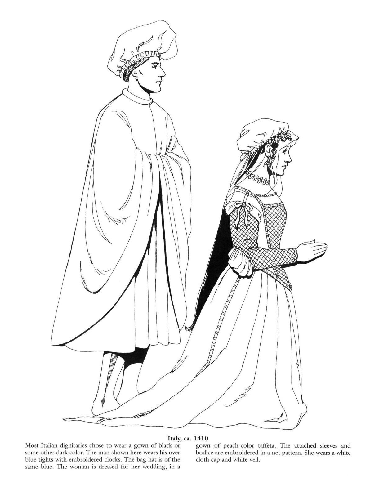 Головные уборы средневековья. Романский период