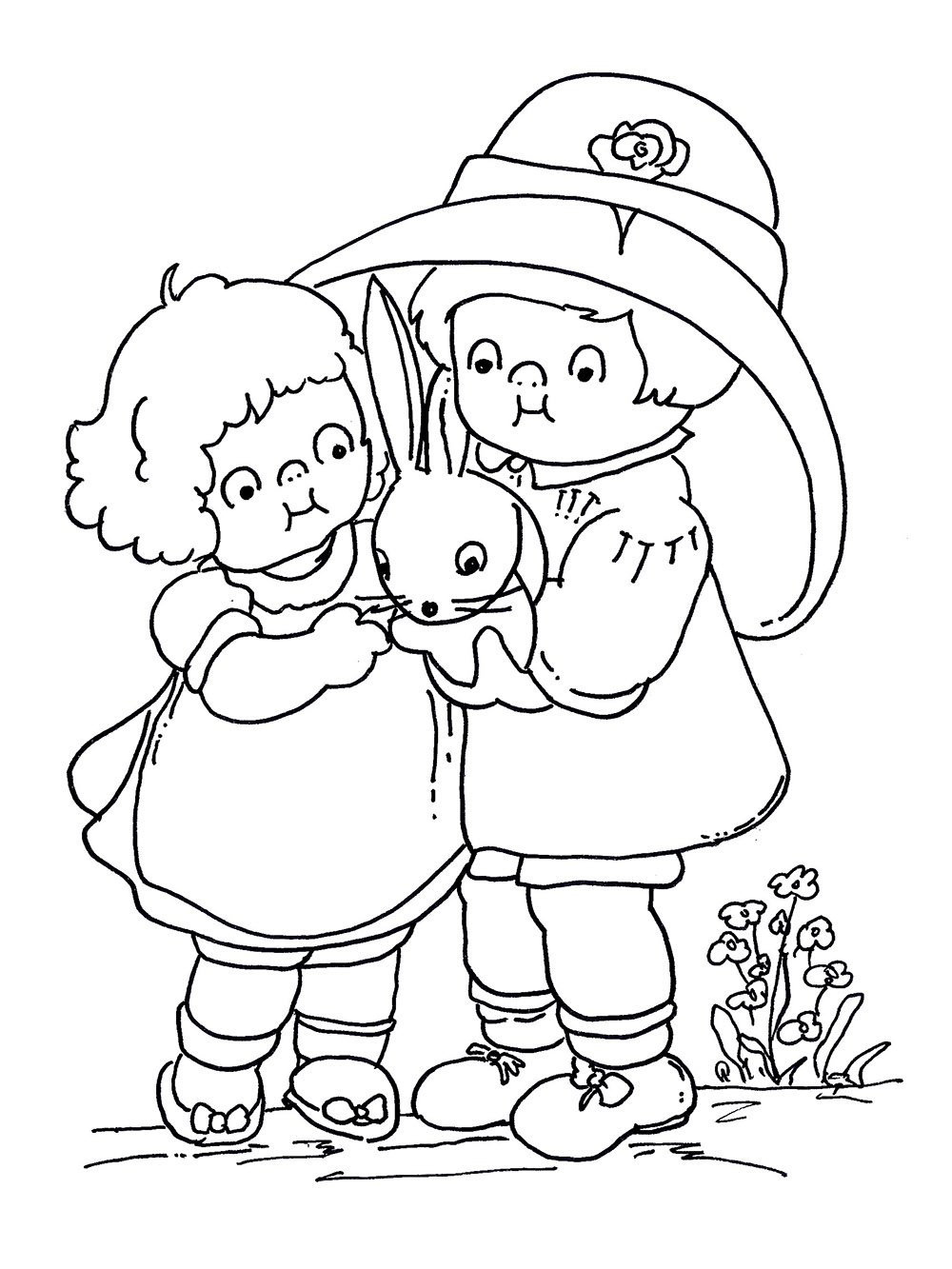 Раскраски на тему Дружба