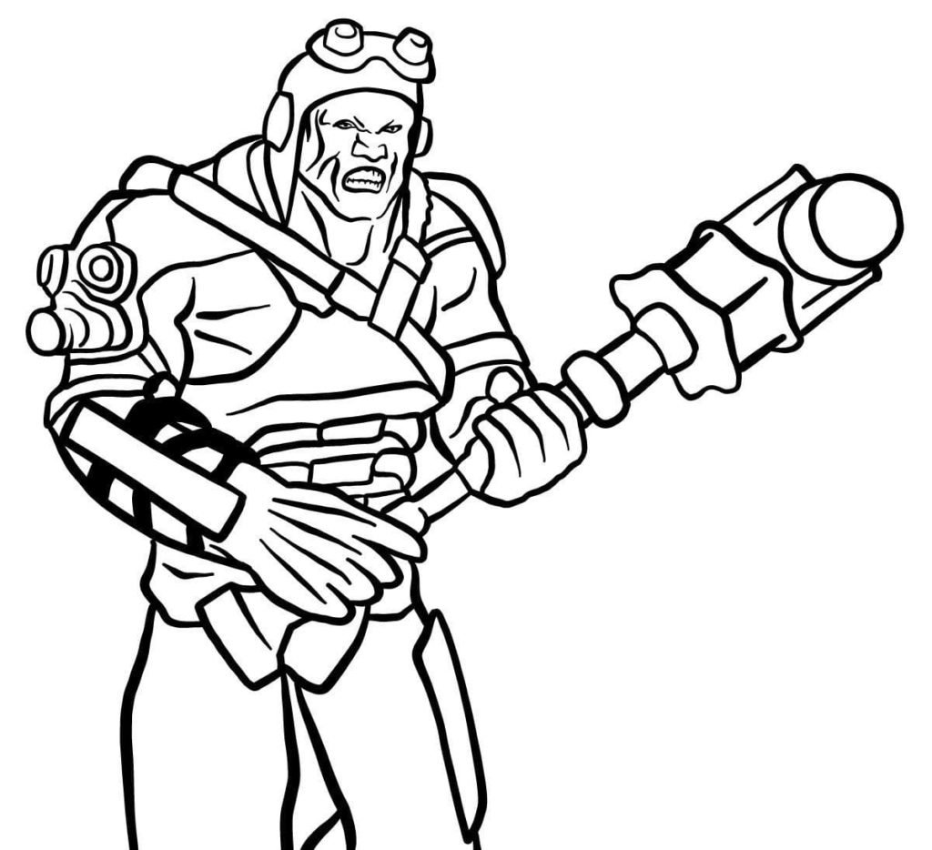 Раскраска фоллаут