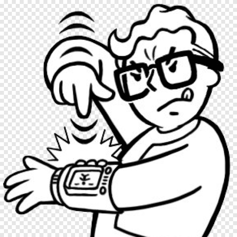 Vault boy черно белый