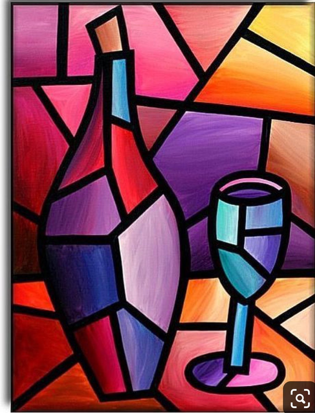 Кубизм раскраски для детей дошкольников