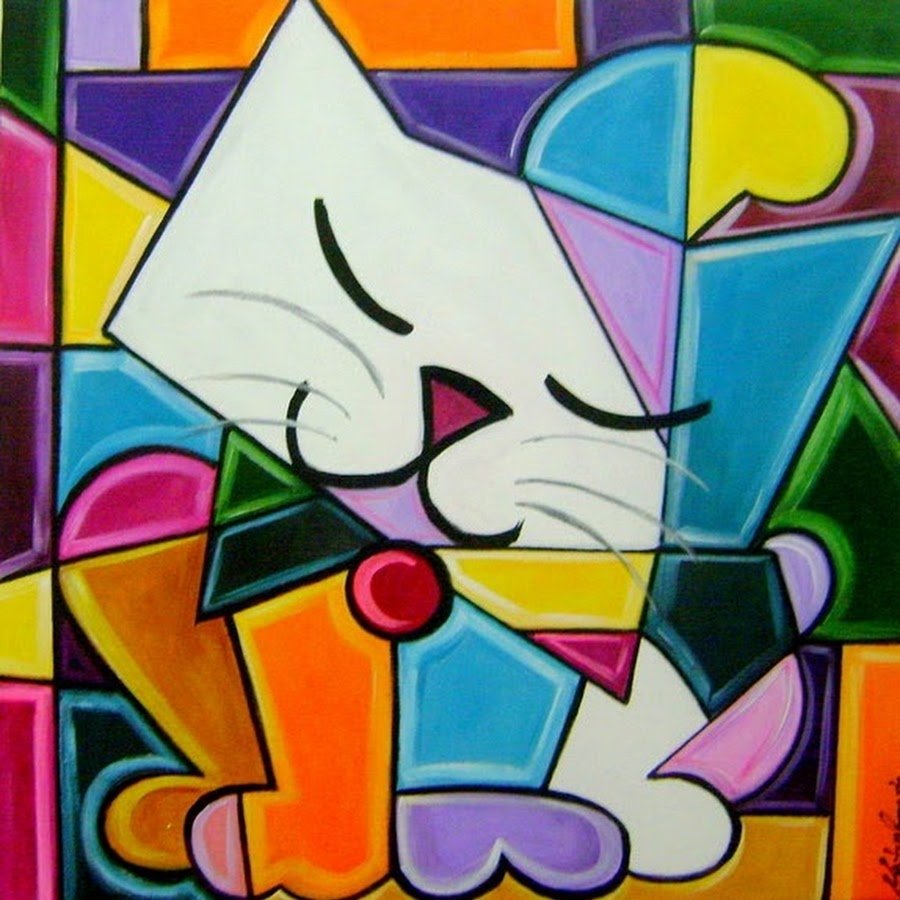 Животные геометрическими фигурами