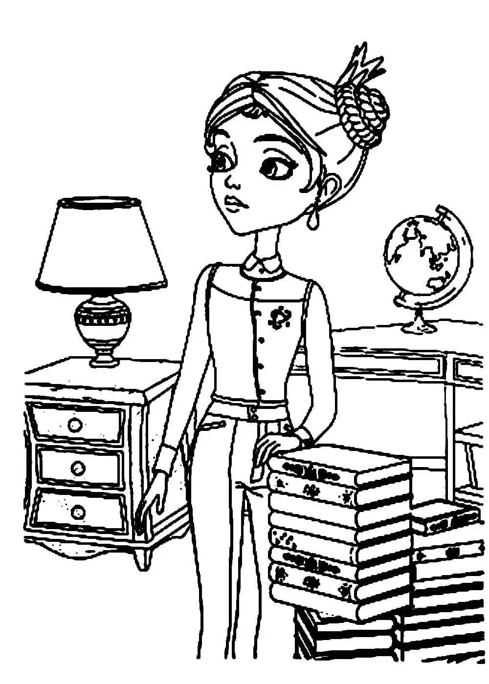 Раскраска мастерица