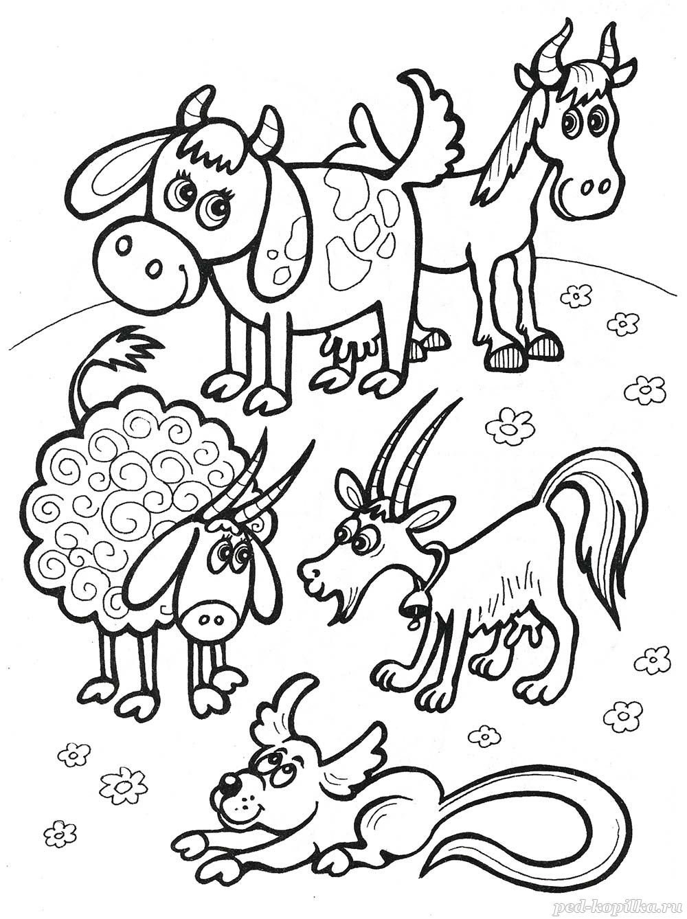 Раскраски русские народные сказки баба Яга