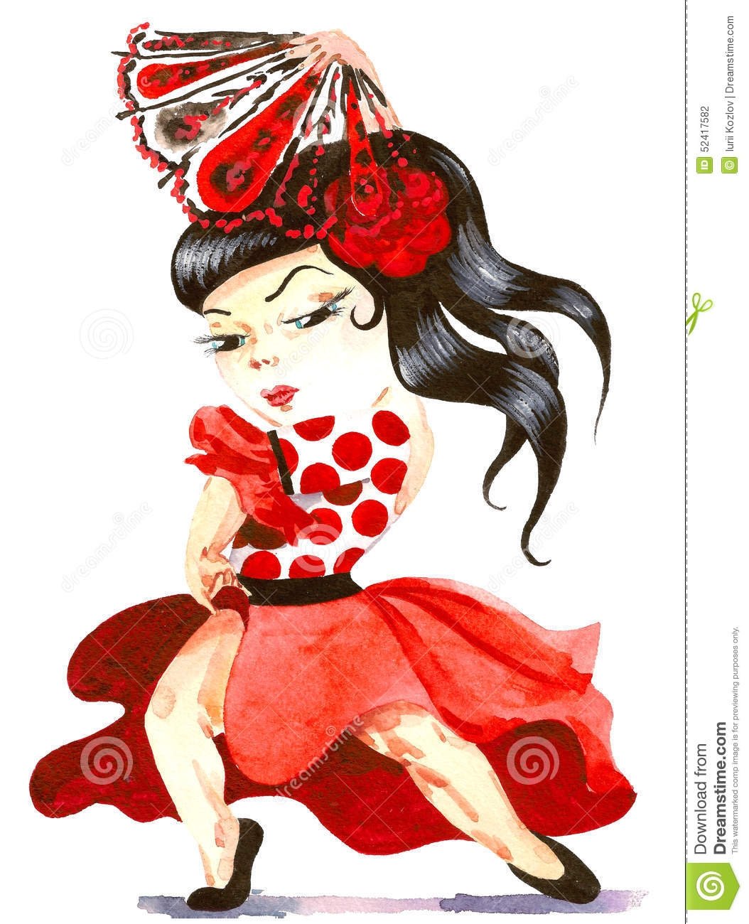 Детский рисунок Кармен