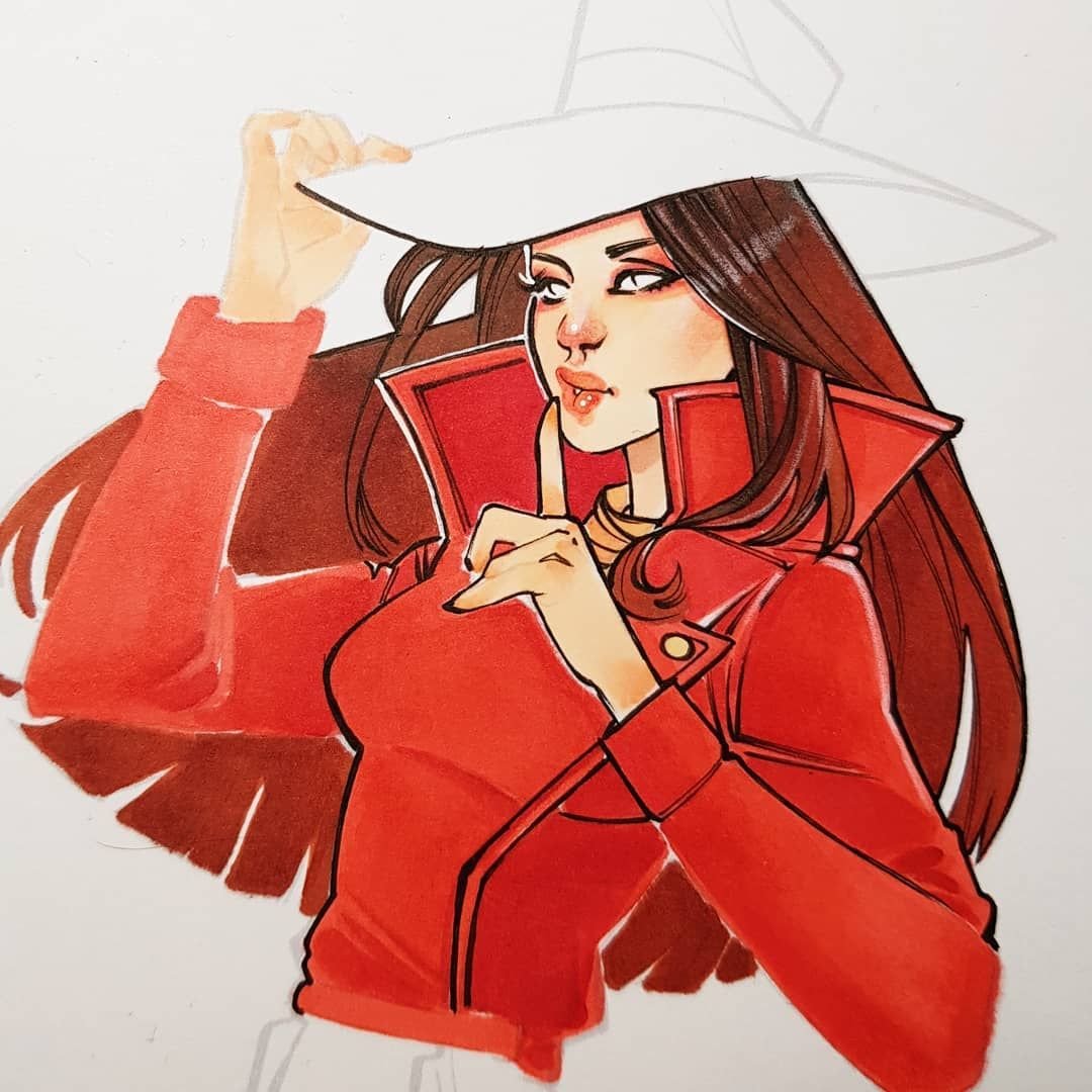 Кармен САНДИЕГО скетч