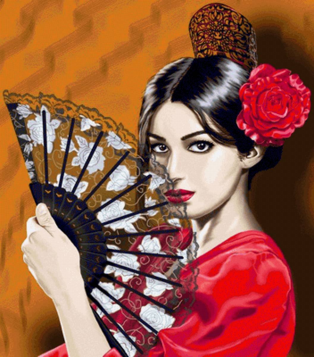 Портрет испанки Кармен