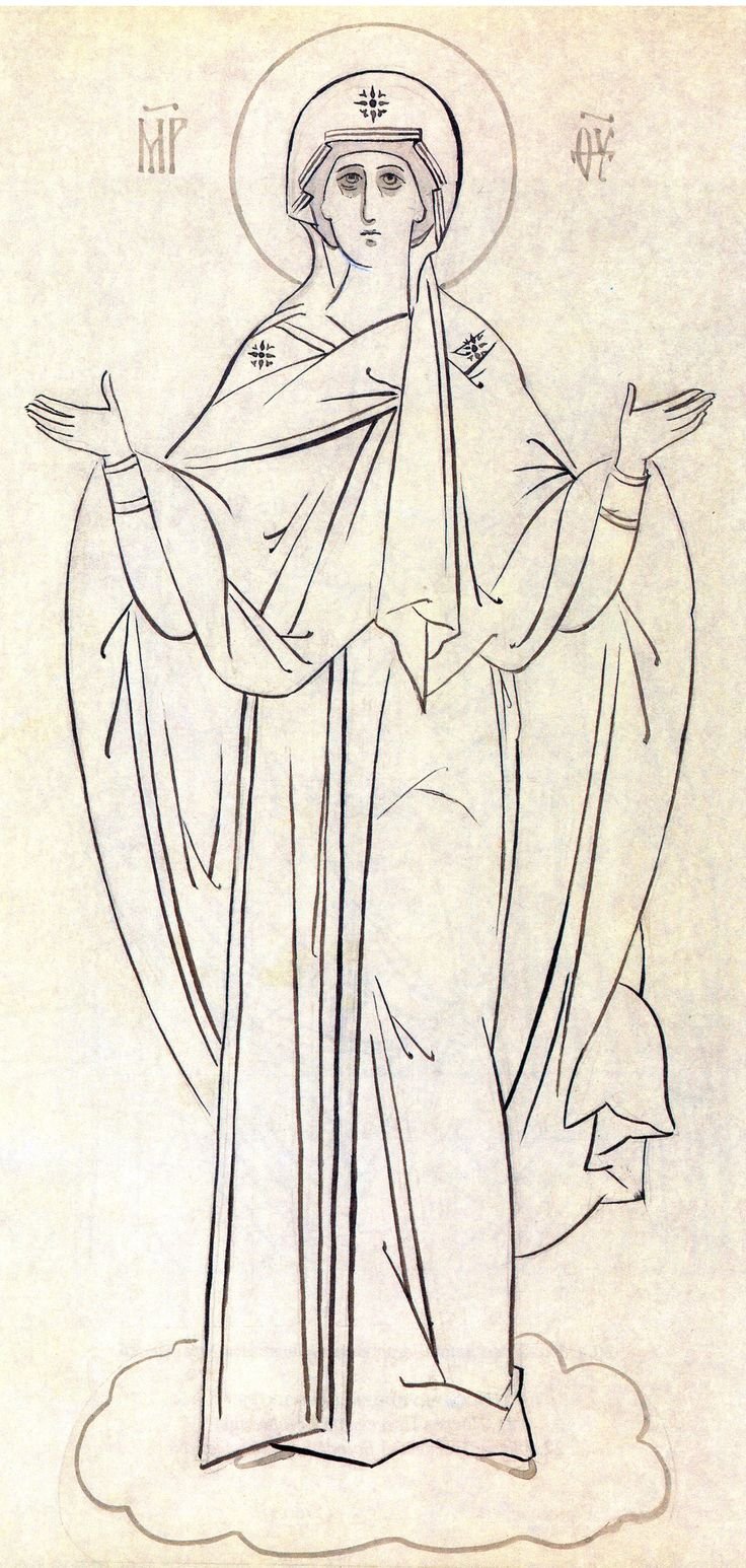 Рисунок на религиозную тему