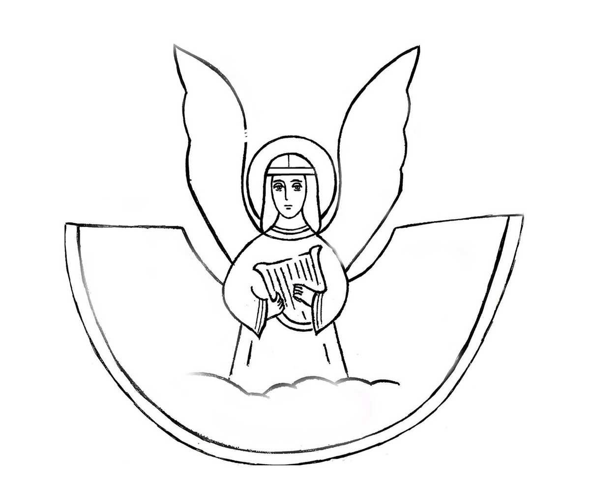 Храм Покрова Пресвятой Богородицы рисунок