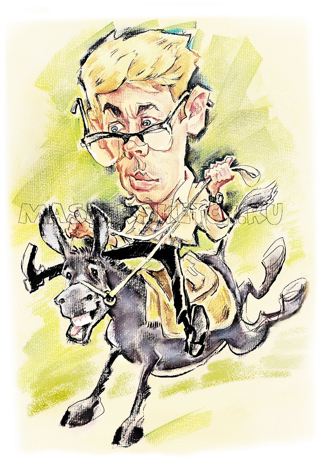 Александр Демьяненко Шурик шарж