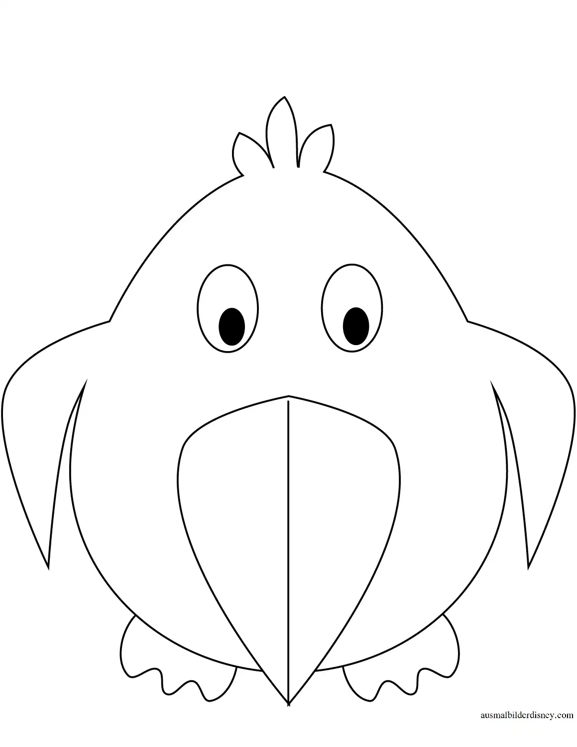 Ворон раскраска для детей