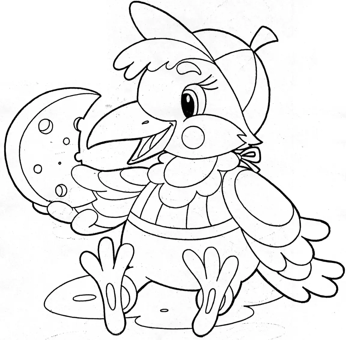 Арфа раскраска