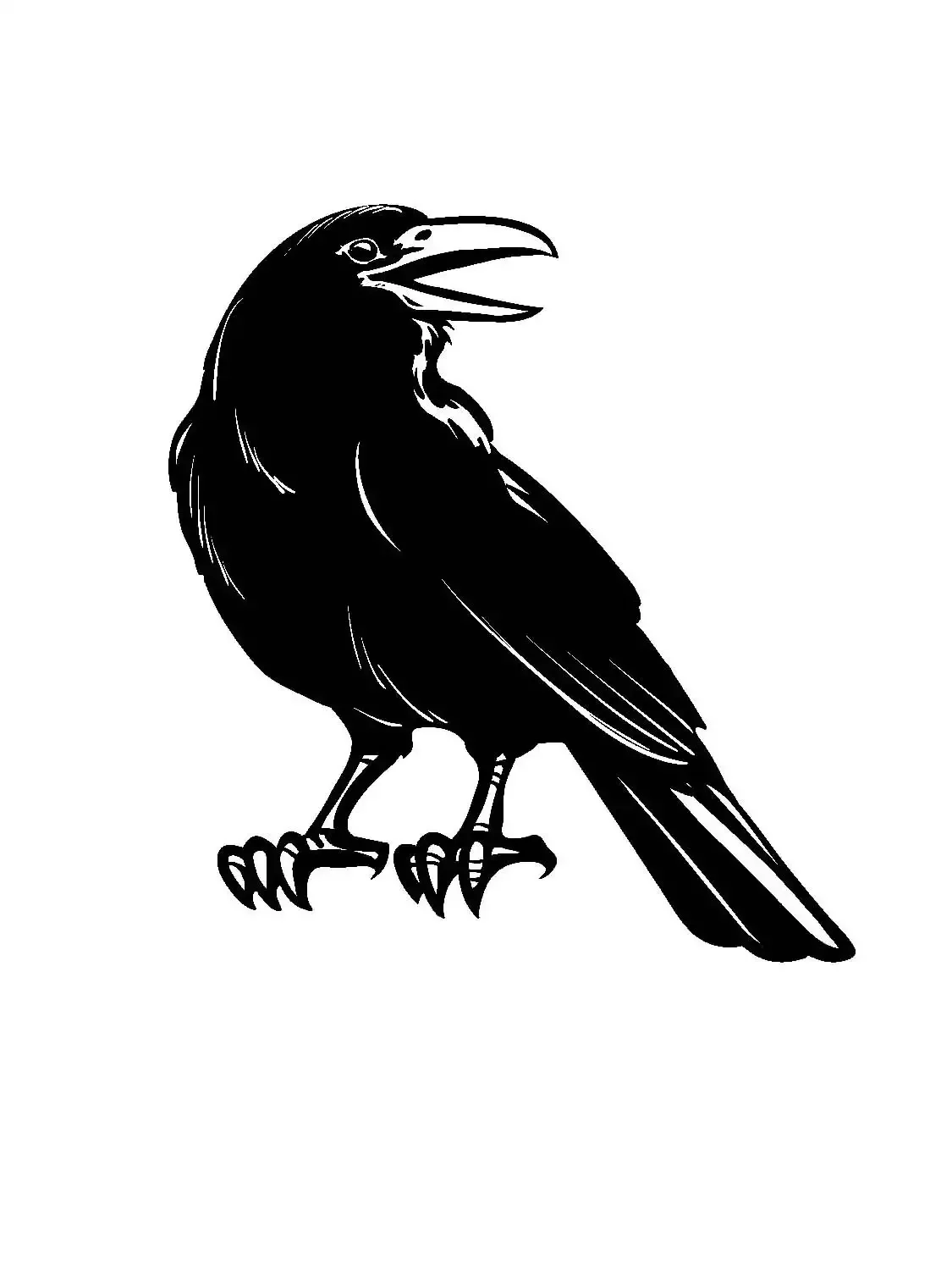 Маска вороны для детей