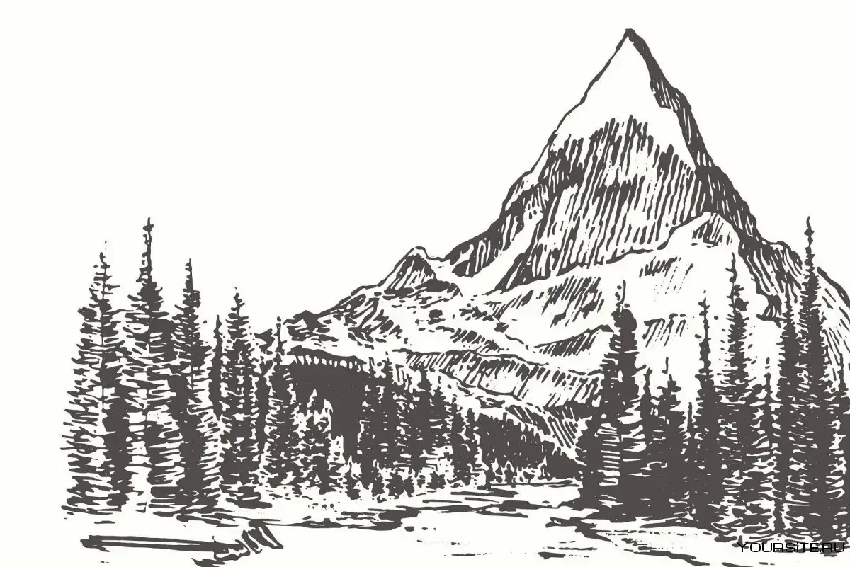 Горы в графике