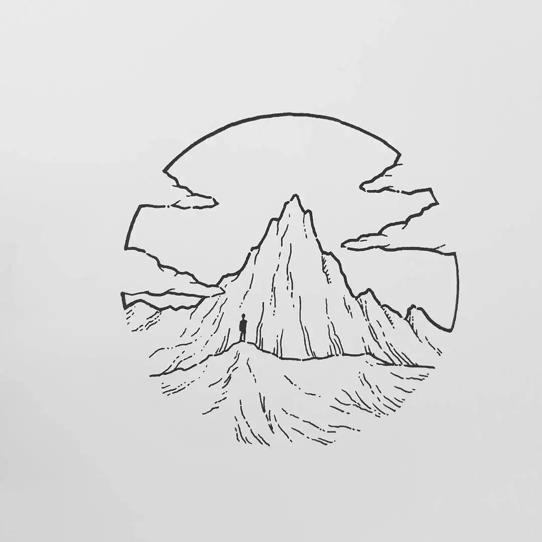 Горы шаблон