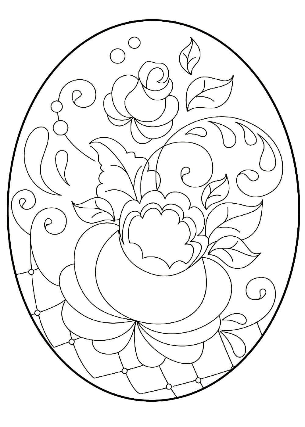 Тарелка Гжель раскраска для детей