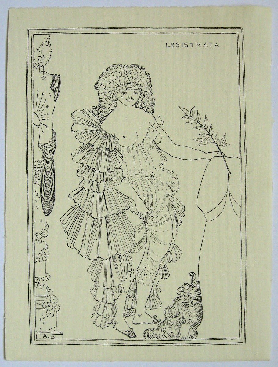 Бердслей Лисистрата иллюстрации
