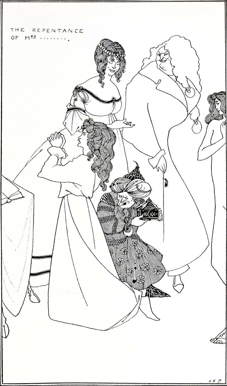 Обри Бердслей цветы