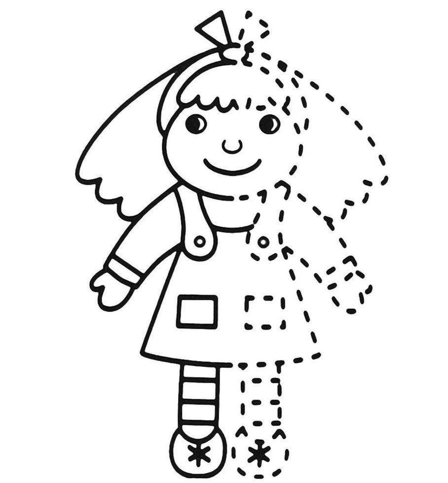 Дорисуй человечка