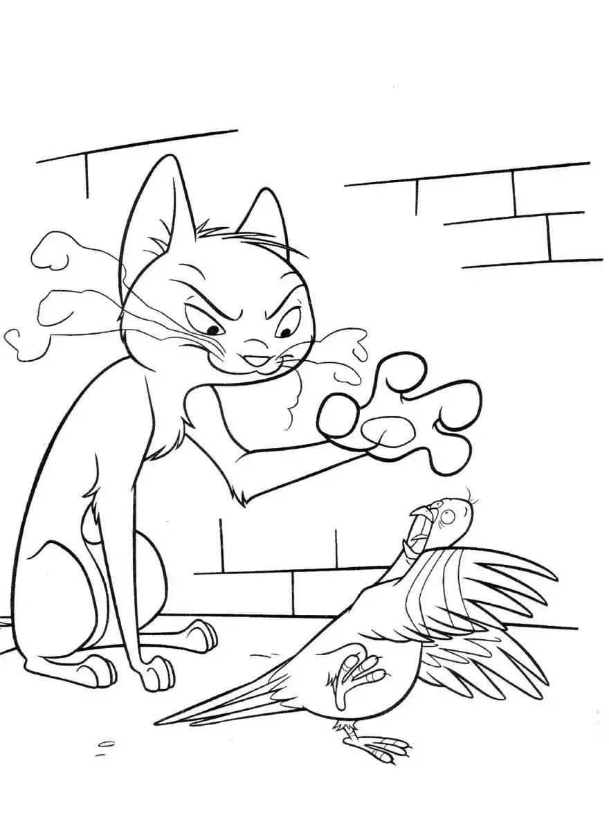 Мальчик и утенок раскраска