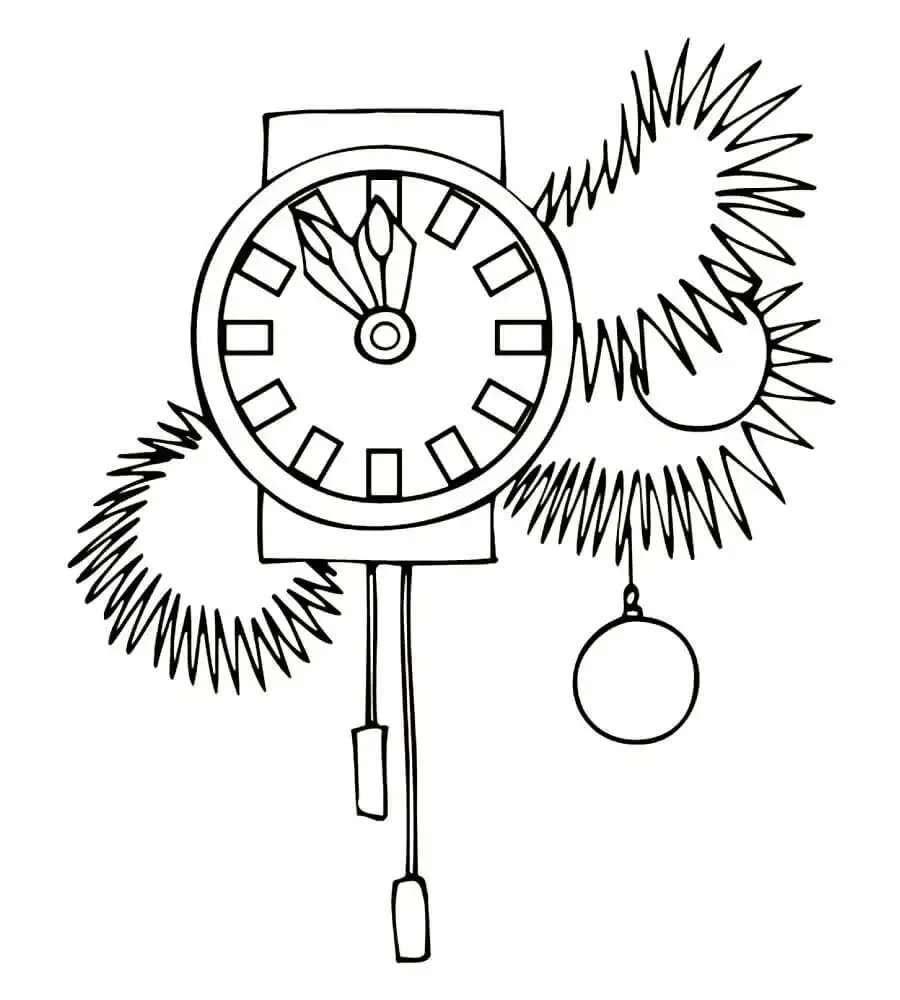 Биг Бен для срисовки