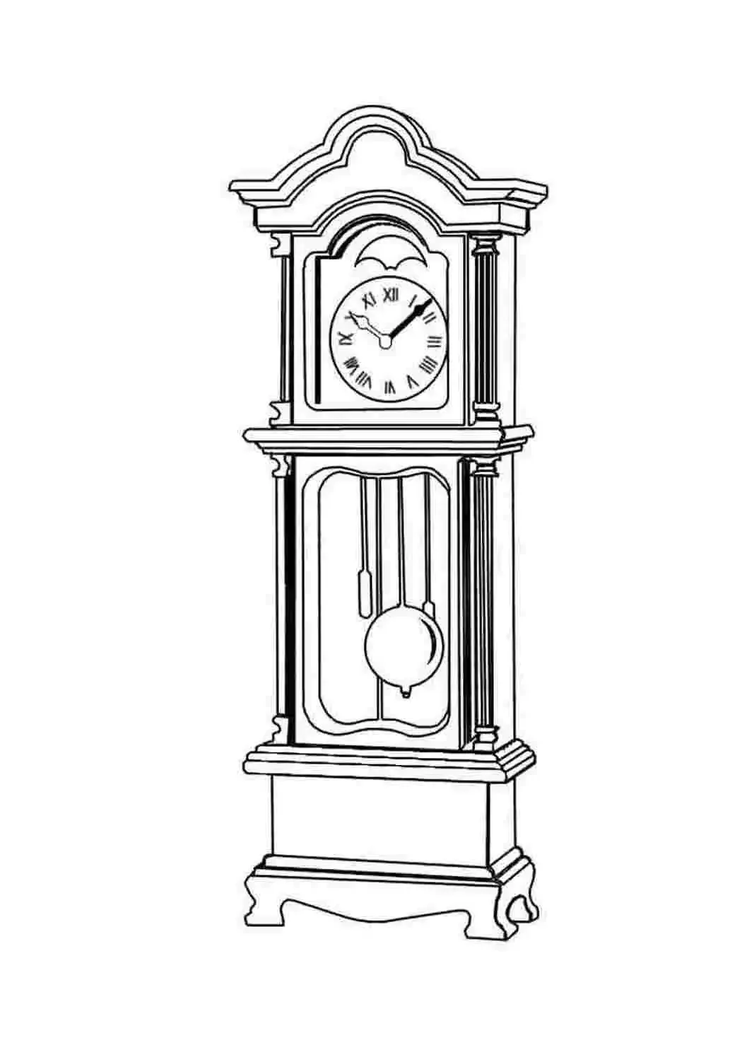 Биг Бен Лондон раскраска для детей