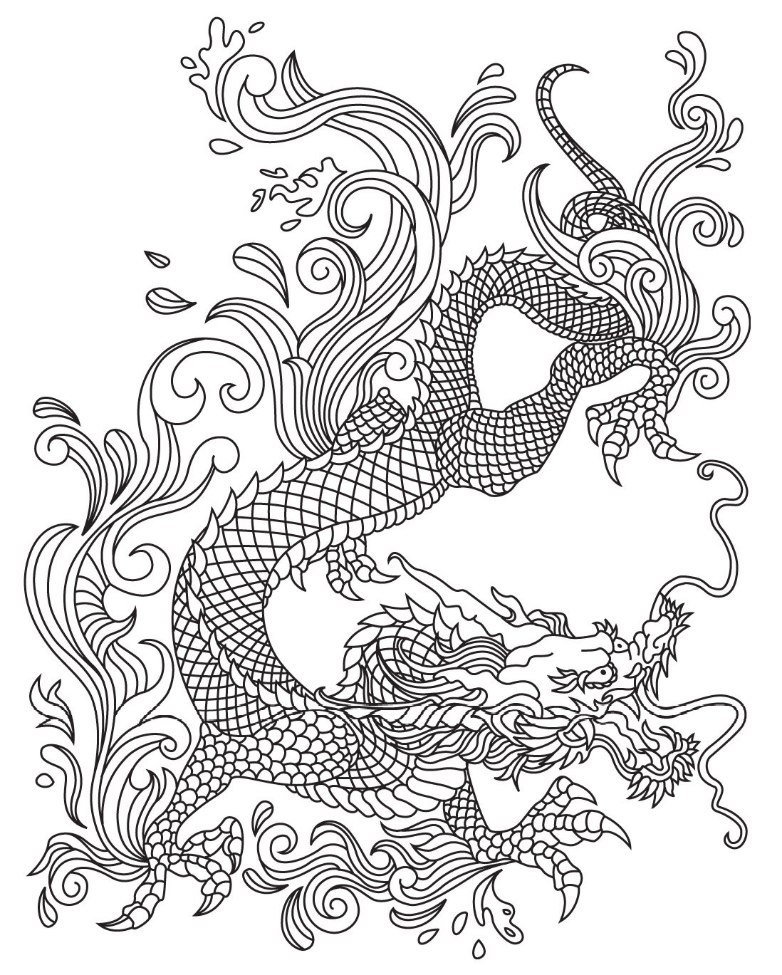 Мандала дракон