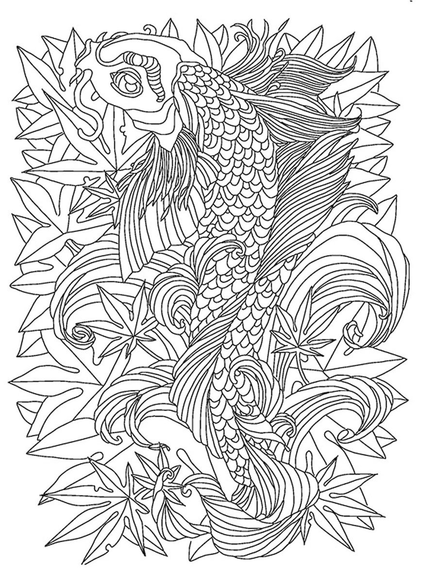 Японские раскраски антистресс