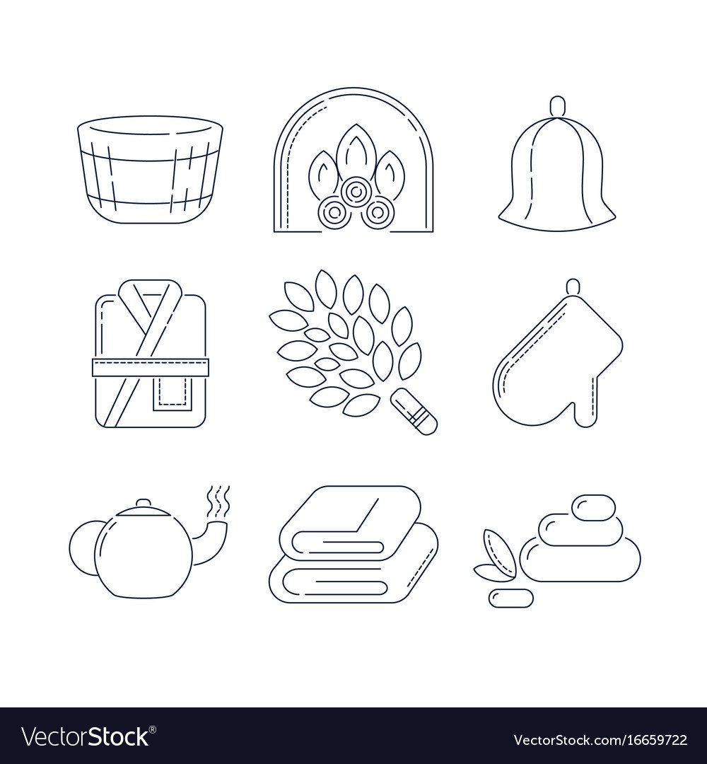 Банный веник значок