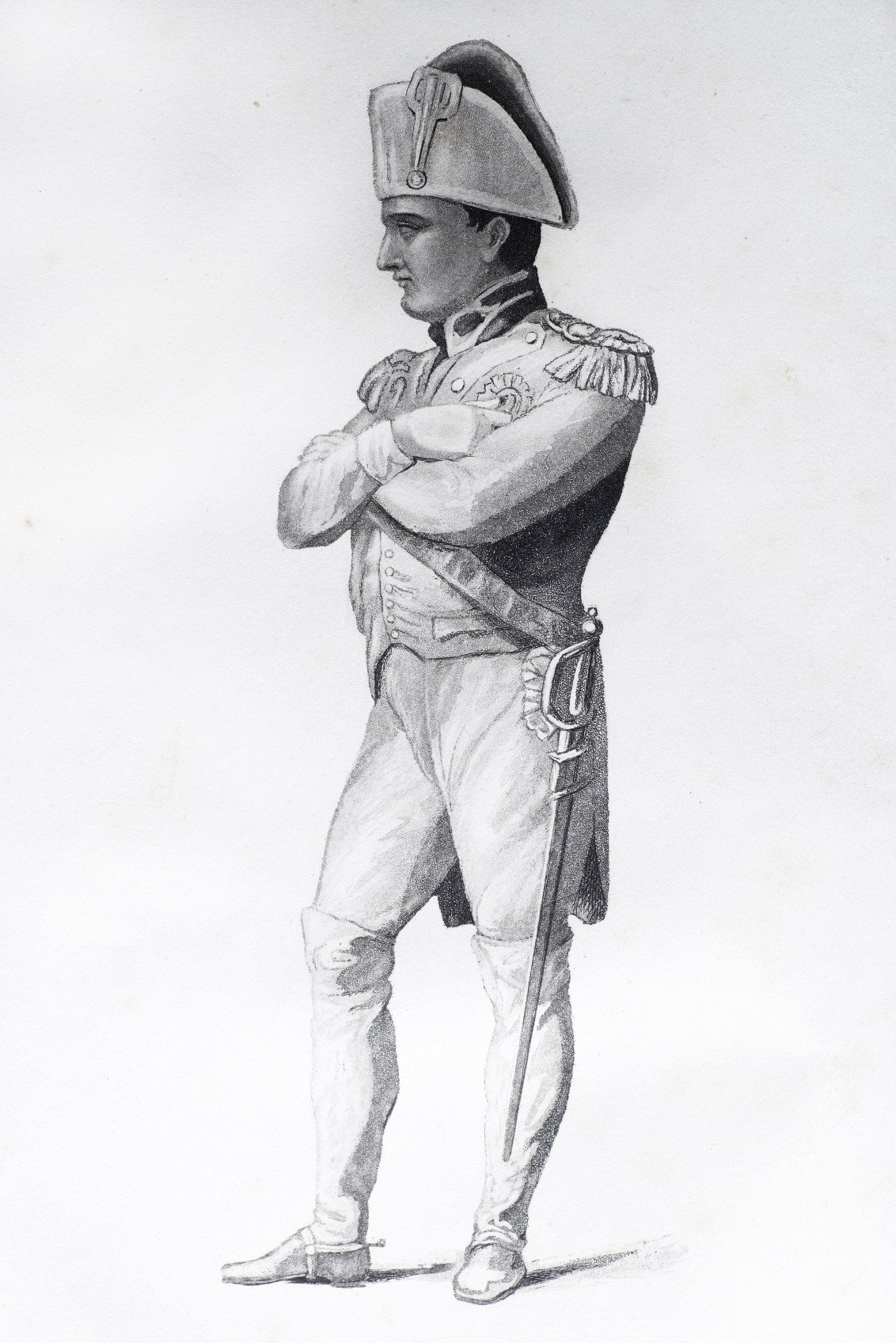 Наполеон Бонапарт гравюра